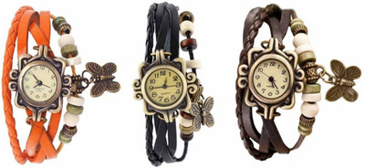 

OpenDeal Stylish Leather Butterfly New Fashion BD0111 Watch - For Women