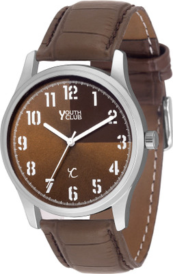 

Youth Club GCNT-BRWN NEW SIMPLE BROWN COUNTING DIAL Watch - For Boys