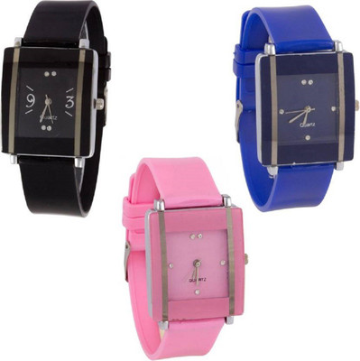 

Rio KAWA_BLACK_PINK_BLUE Watch - For Women
