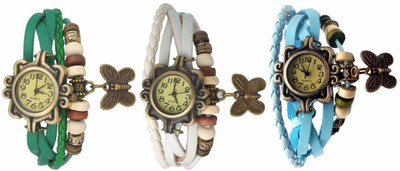 

OpenDeal Stylish Leather Butterfly New Fashion BD0109 Watch - For Women