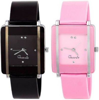 

Musket PINK BLACK COMBO Watch - For Women
