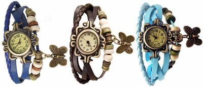 

OpenDeal Stylish Leather Butterfly New Fashion BD0127 Watch - For Women