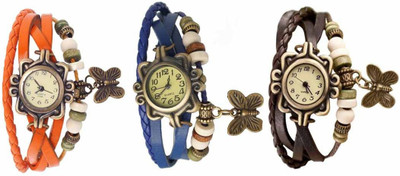 

OpenDeal Stylish Leather Butterfly New Fashion BD0114 Watch - For Women