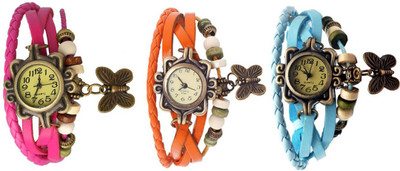 

OpenDeal Stylish Leather Butterfly New Fashion BD0063 Watch - For Women