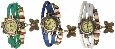 

OpenDeal Stylish Leather Butterfly New Fashion BD0105 Watch - For Women