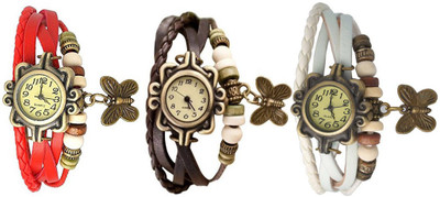 

OpenDeal Stylish Leather Butterfly New Fashion BD0092 Watch - For Women