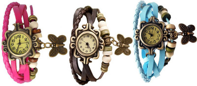 

OpenDeal Stylish Leather Butterfly New Fashion BD0072 Watch - For Women