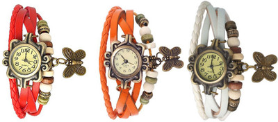 

OpenDeal Stylish Leather Butterfly New Fashion BD0083 Watch - For Women