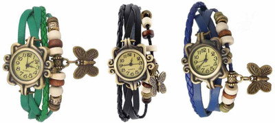 

OpenDeal Stylish Leather Butterfly New Fashion BD0100 Watch - For Women