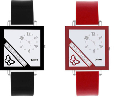

Gopal Shopcart New Arrival Stylish Girls Watch color Black & Red - For Women Watch - For Women