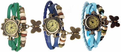 

OpenDeal Stylish Leather Butterfly New Fashion BD0106 Watch - For Women