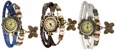 

OpenDeal Stylish Leather Butterfly New Fashion BD0126 Watch - For Women