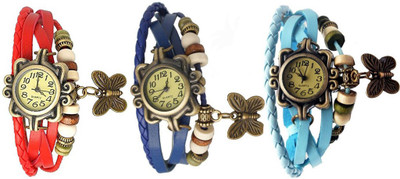 

OpenDeal Stylish Leather Butterfly New Fashion BD0091 Watch - For Women