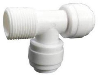 

Pooja Trendz 2 Pcs RO Side Male Branch Tee Connector Suited for all type of RO Models-1/4 Solid Filter Cartridge(0.5, Pack of 1)