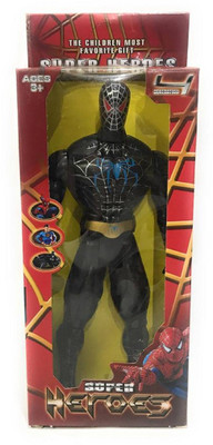 

piggie Black Spiderman Action Figures(Black)