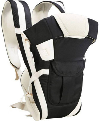 

Mummamia Close To Me Baby Carrier with Neck Support - Cotton Mesh Baby Carrier(Black, Front Carry facing in)