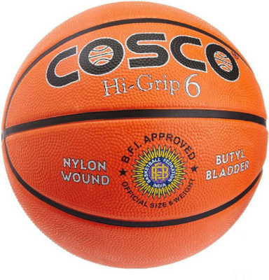 

Cosco hi-grip 6 Basketball - Size: 6(Pack of 1, Orange)