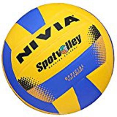 

Nivia VB 492 Volleyball - Size: (Pack of 1, Yellow, Blue yellow