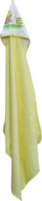 

ANNAPURNA SALES Cotton 240 GSM Bath Towel(Yellow)