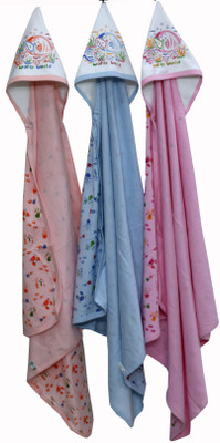 

ANNAPURNA SALES Cotton 240 GSM Bath Towel Set(Pack of 3, Multicolor)