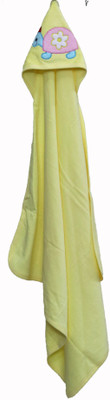 

ANNAPURNA SALES Cotton 240 GSM Bath Towel(Yellow)