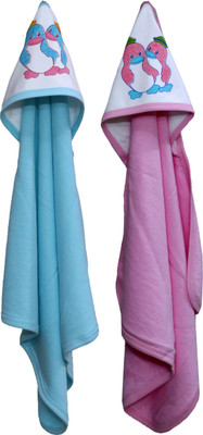 

ANNAPURNA SALES Cotton 240 GSM Bath Towel Set(Pack of 2, Multicolor)