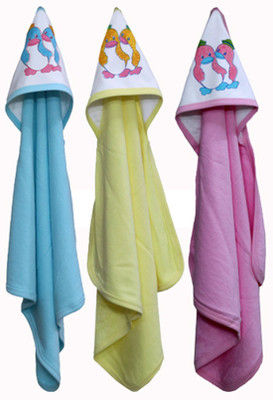 ANNAPURNA SALES Cotton 240 GSM Bath Towel Set(Pack of 3, Multicolor)
