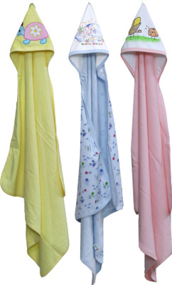 

ANNAPURNA SALES Cotton 240 GSM Bath Towel Set(Pack of 3, Multicolor)