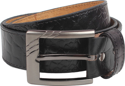 

Exotique Men Formal Black Genuine Leather Belt