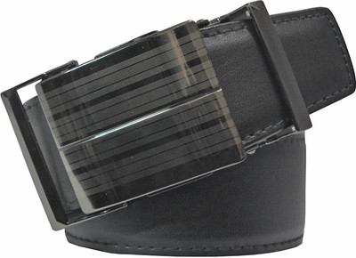 

Sun Shopping Men Formal Black Synthetic Belt