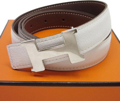 

ASF Men Casual, Party, Evening White Genuine Leather Belt