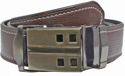 

Sun Shopping Men Formal Brown Synthetic Belt