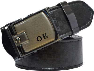 

Sun Shopping Men Formal Black Synthetic Belt