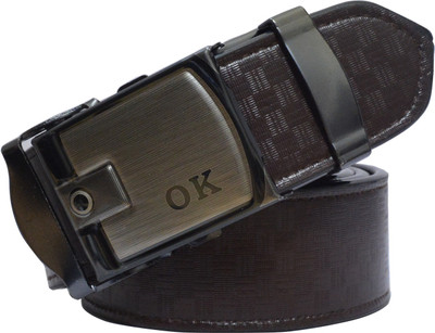 

Sun Shopping Men Formal Brown Synthetic Belt