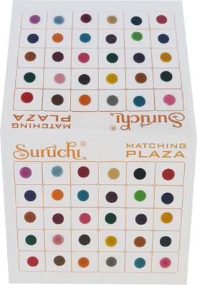 

suruchi fashion Colourful Multi Matching Plaza 12462134112147 Forehead Maroon Bindis (Stick on) forhead Multicolor Bindis(plain multicolor)