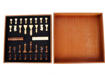 

SSB Standard Folding Wooden,Family outdoor and indoor Portable Chess Board Board Game