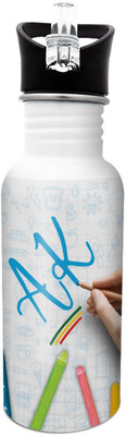 

Hot Muggs A K-Crayons 600 ml Sipper(Pack of 1, Multicolor)