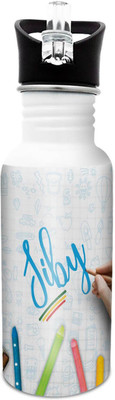 

Hot Muggs Siby-Crayons 600 ml Sipper(Pack of 1, Multicolor)