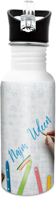 

Hot Muggs Najm Udeen-Crayons 600 ml Sipper(Pack of 1, Multicolor)