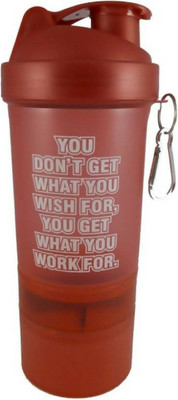 

churo Gym shaker 500 ml Shaker(Pack of 1, Red)
