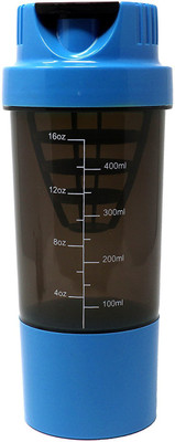 

Nrb Gym Protein Shaker Bottle 500 ml Shaker(Pack of 1, Blue), Sky blue