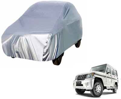 MOCKHE Car Cover For Mahindra Bolero (Without Mirror Pockets)(Silver)