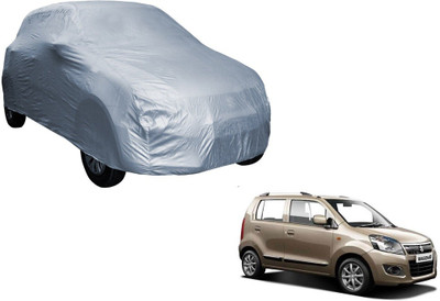 MOCKHE Car Cover For Maruti Suzuki WagonR (Without Mirror Pockets)(Silver)