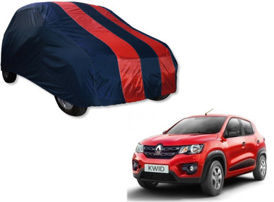 Flipkart SmartBuy Car Cover For Renault Kwid (Without Mirror Pockets)(Blue, Red)