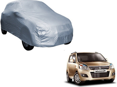 MOCKHE Car Cover For Maruti Suzuki WagonR (Without Mirror Pockets)(Silver)
