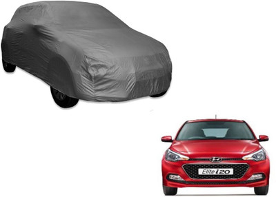 MOCKHE Car Cover For Hyundai Elite i20 (Without Mirror Pockets)(Grey)