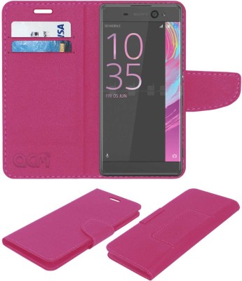 ACM Flip Cover for Sony Xperia XA Ultra Dual(Pink, Cases with Holder, Pack of: 1)