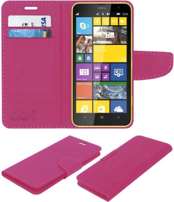 ACM Flip Cover for Nokia Lumia 1320(Pink, Cases with Holder, Pack of: 1)
