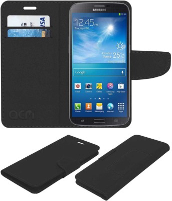 ACM Flip Cover for Samsung Galaxy Mega 5.8(Black, Cases with Holder, Pack of: 1)