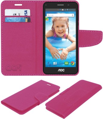 ACM Flip Cover for Aoc M601(Pink, Cases with Holder, Pack of: 1)